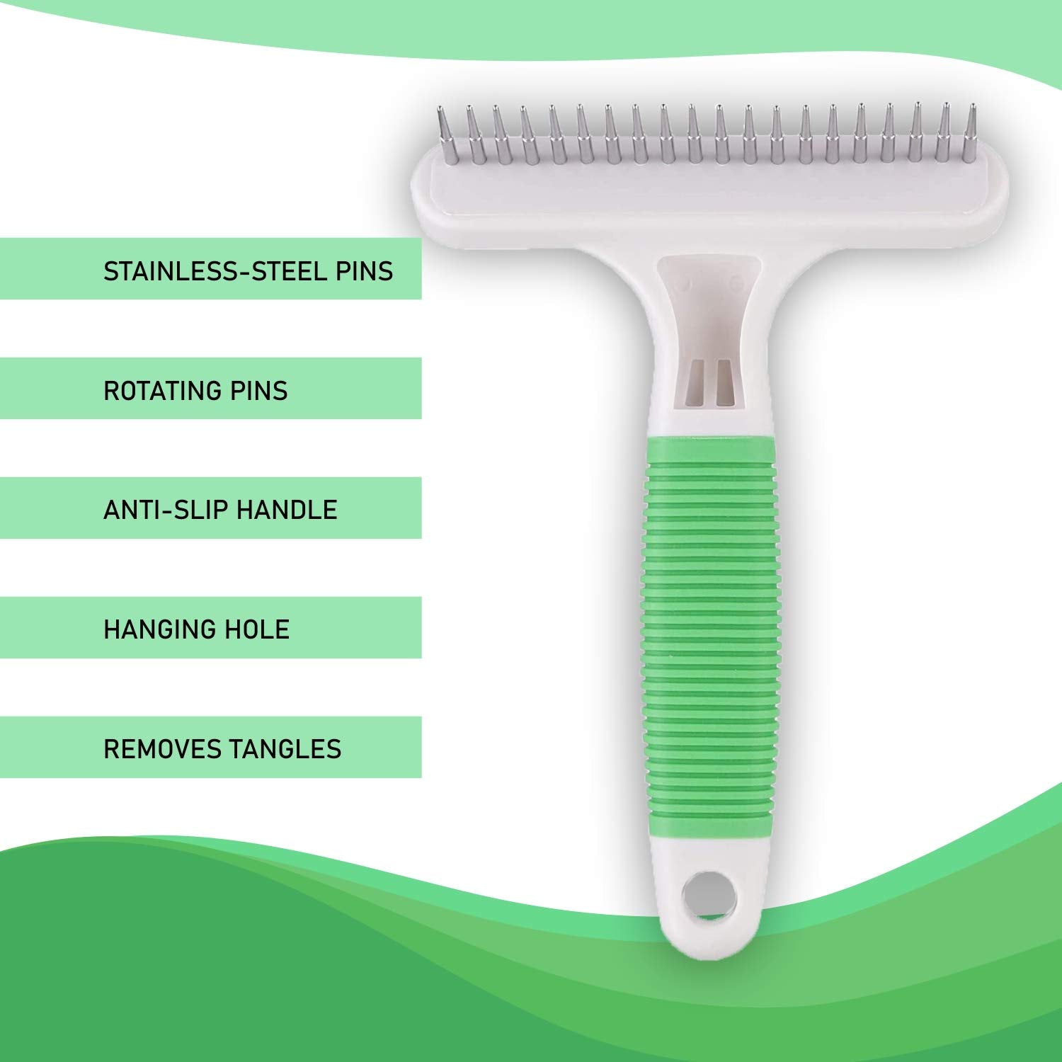 Wahl Undercoat Rake for Dogs - Heads Up For Tails