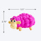 Outward Hound Tootiez Sheep Slide Latex Interactive Dog Toy - Pink - Heads Up For Tails