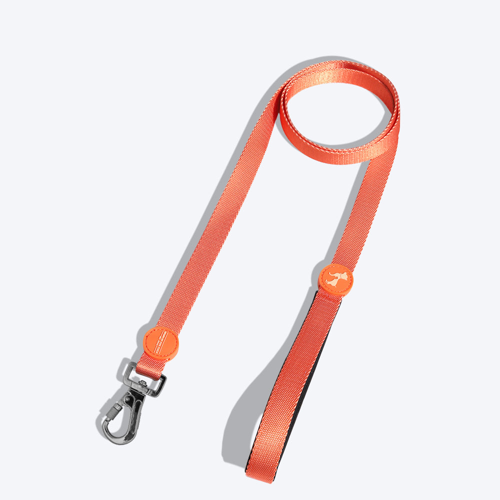 HUFT Classic Dog Leash - Orange - 1.5 m - Heads Up For Tails