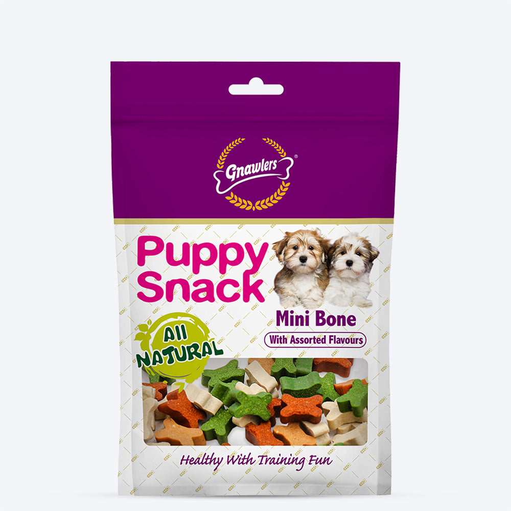 Gnawlers Chicken Snack Mini Bone Treat For Puppy - 250 g