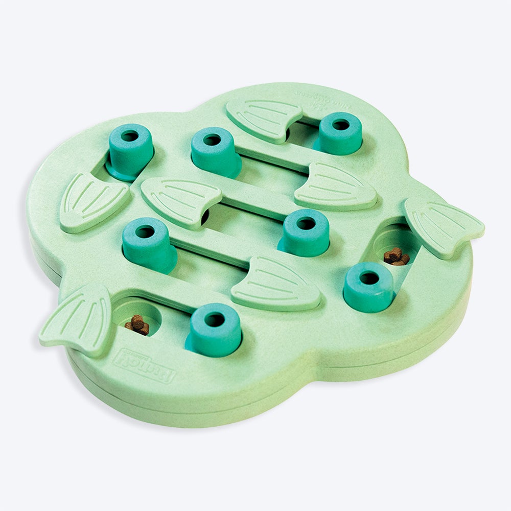 Outward Hound Puppy Hide N Slide Interactive Treat Puzzle Dog Toy - Heads Up For Tails