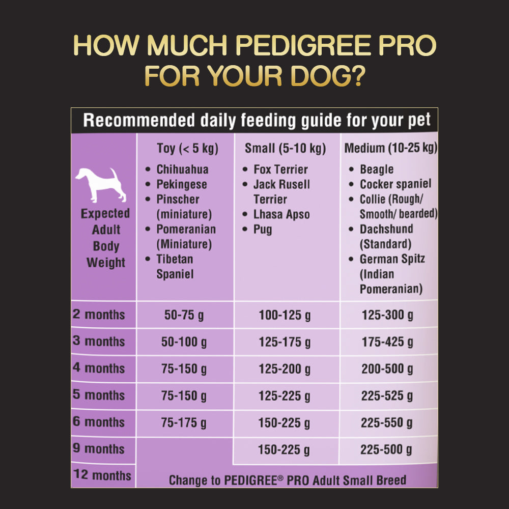 Pedigree PRO Expert Nutrition Small Breed 2 9 Months Dry Puppy