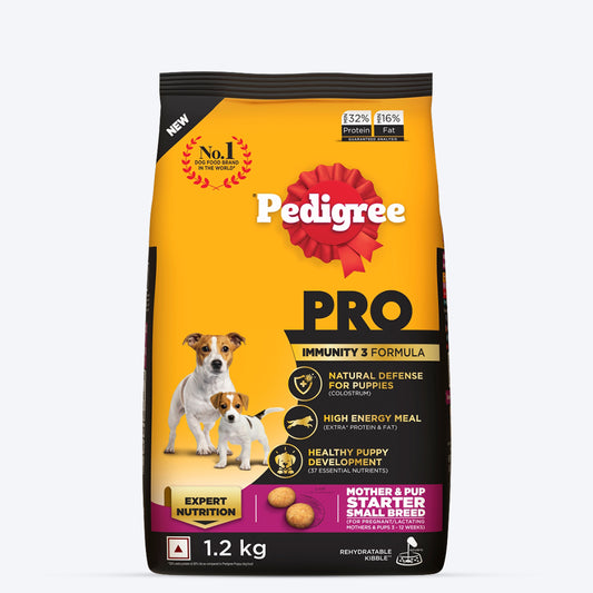 Pedigree PRO Expert Nutrition Lactating/Pregnant Mother & Puppy Starter (3-12 Weeks) Small Breed Dog Dry Food-1