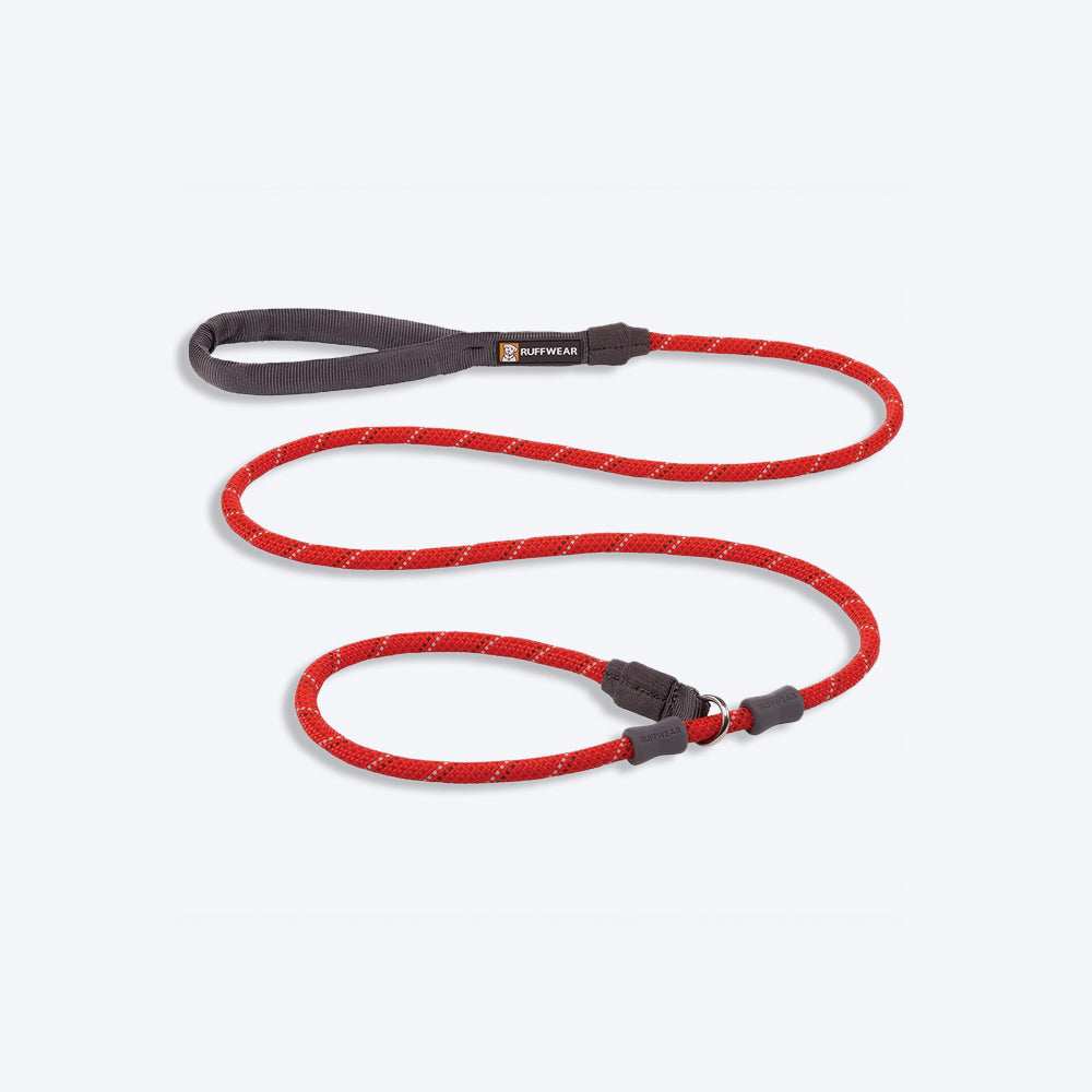 Ruffwear Just a Cinch Dog Leash - Red Sumac - Heads Up For Tails
