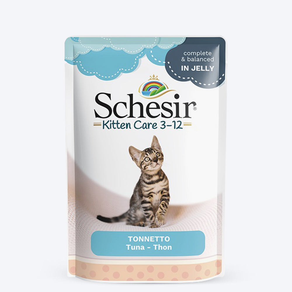 Schesir Tuna Kitten Wet Food - 85 g - Heads Up For Tails