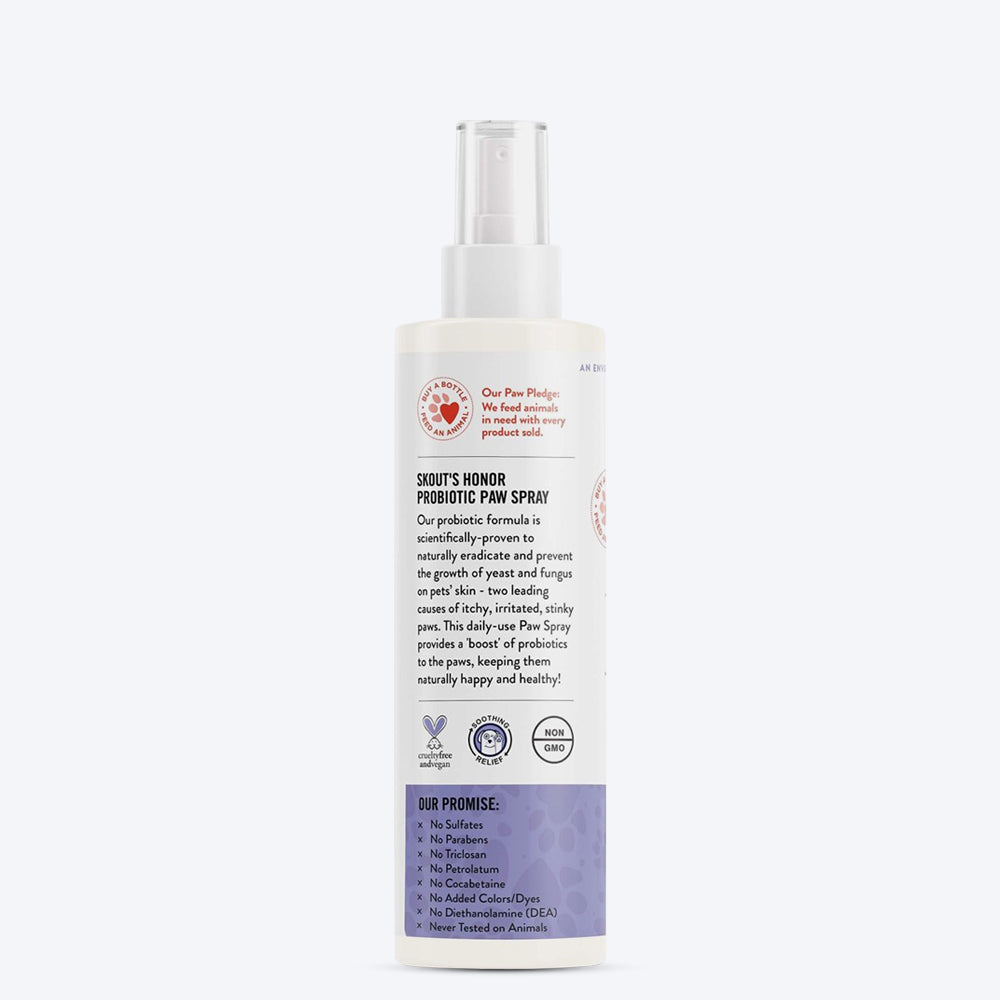 Skout's Honor Probiotic Paw Spray For Dogs & Cats - Heads Up For Tails