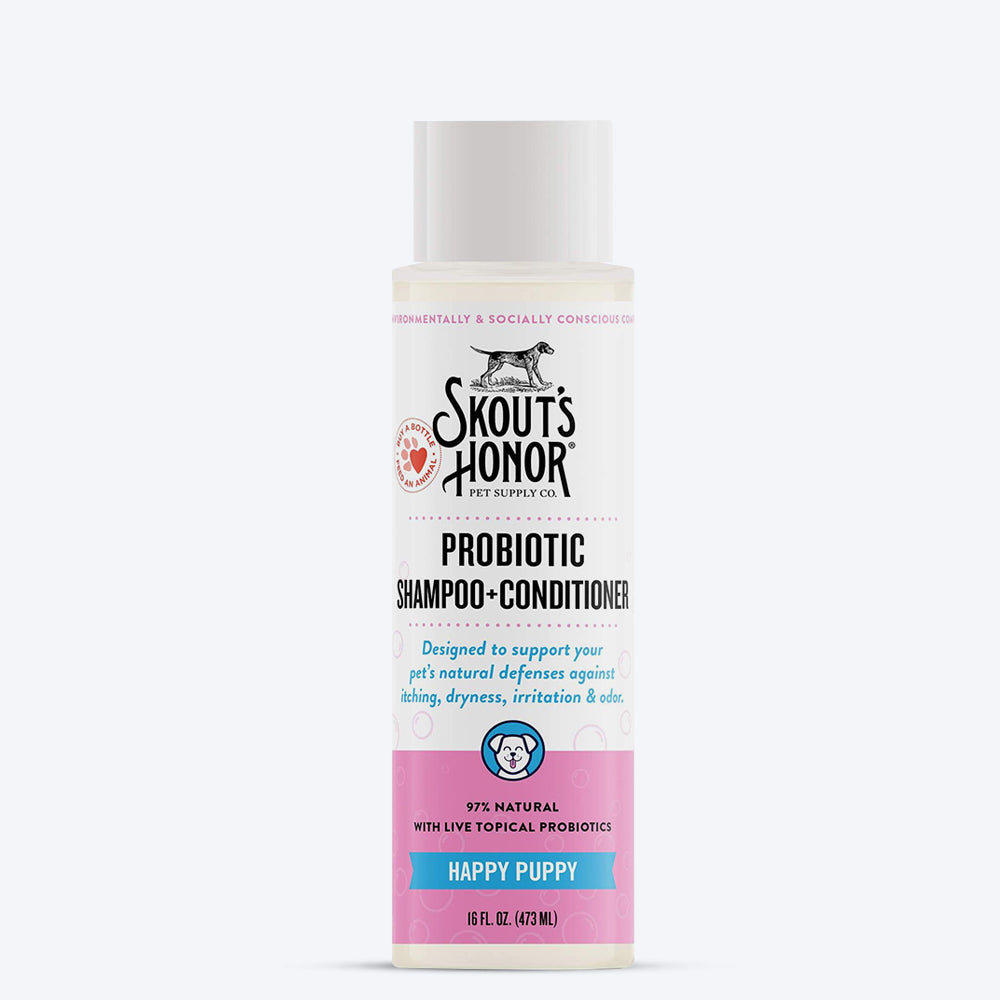 Skout's Honor Probiotic Shampoo & Conditioner For Dogs & Cats - Heads Up For Tails