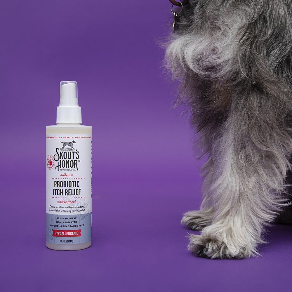 Skout's Honor Probiotic Itch Relief Spray for Dog & Cats - Heads Up For Tails