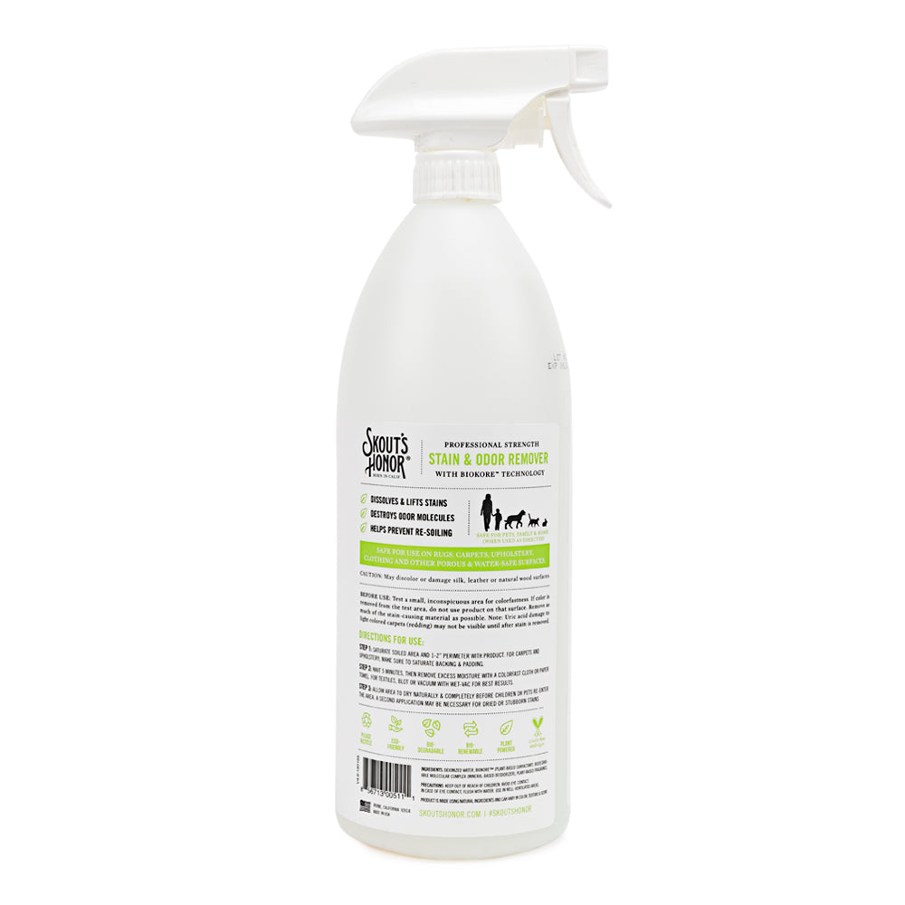 Skout's Honor Professional Strength Stain and Odour Remover - 1035 ml - Heads Up For Tails