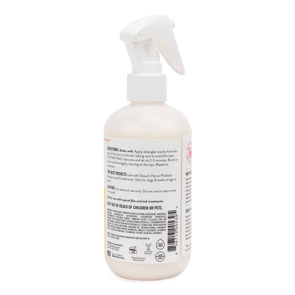 Skout's Honor Probiotic Daily Use Detangler For Dogs & Cats - Honeysuckle - 236 ml - Heads Up For Tails