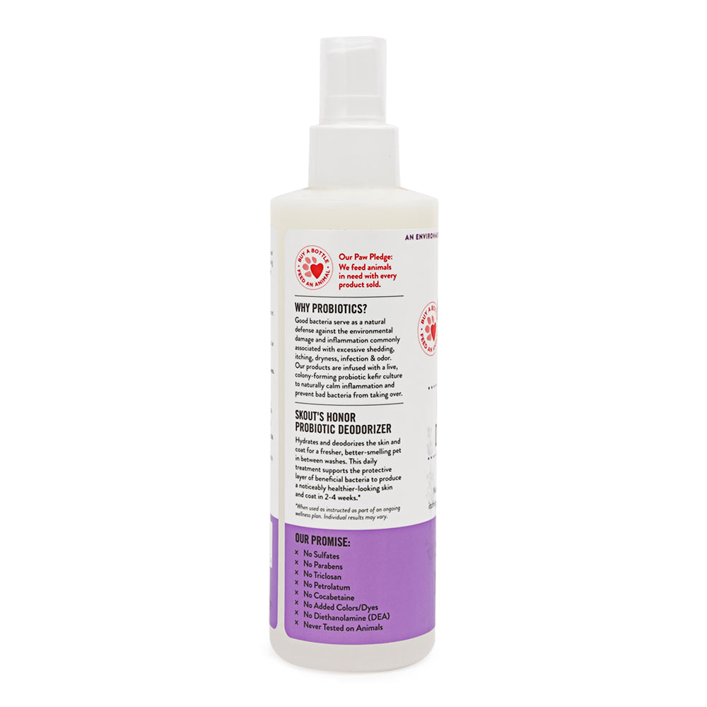 Skout's Honor Daily Use Deodorizer For Dogs & Cats - Lavender - 236 ml - Heads Up For Tails