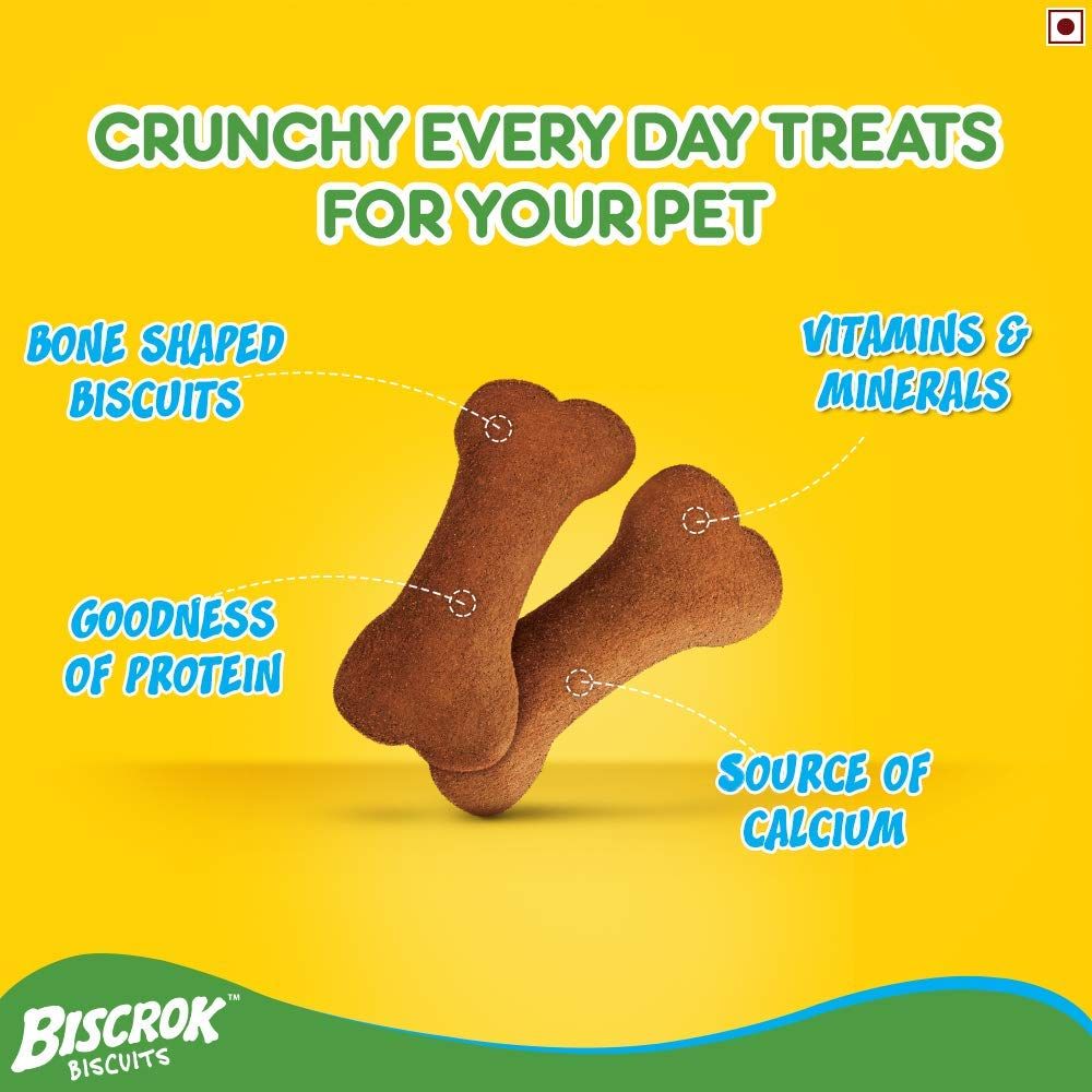 Pedigree Biscrok Chicken Flavour Dog Biscuits(Above 4 Months - Heads Up For Tails