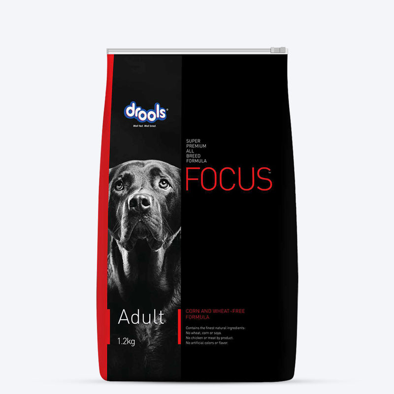 Drools Focus Adult Super Premium Dry Dog Food - Heads Up For Tails