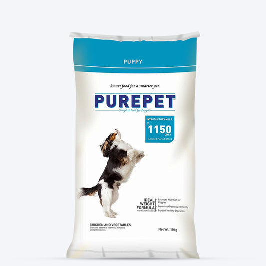 Purepet Chicken & Veg Dry Puppy Food - Heads Up For Tails