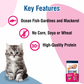 Kitty Yums Kitten(1-12 Months) Dry Cat Food - Ocean Fish - Heads Up For Tails
