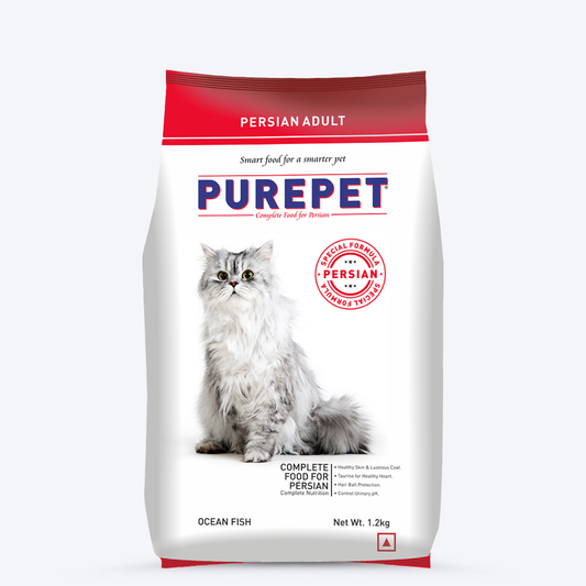 Purepet Persian Ocean Fish Food For Adult Cats - Heads Up For Tails
