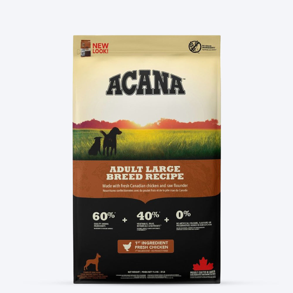 Acana Large Breed Adult Dry Dog Food - Heads Up For Tails