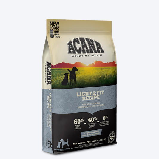 Acana Light & Fit Adult Dog Food (All Breeds) - Heads Up For Tails