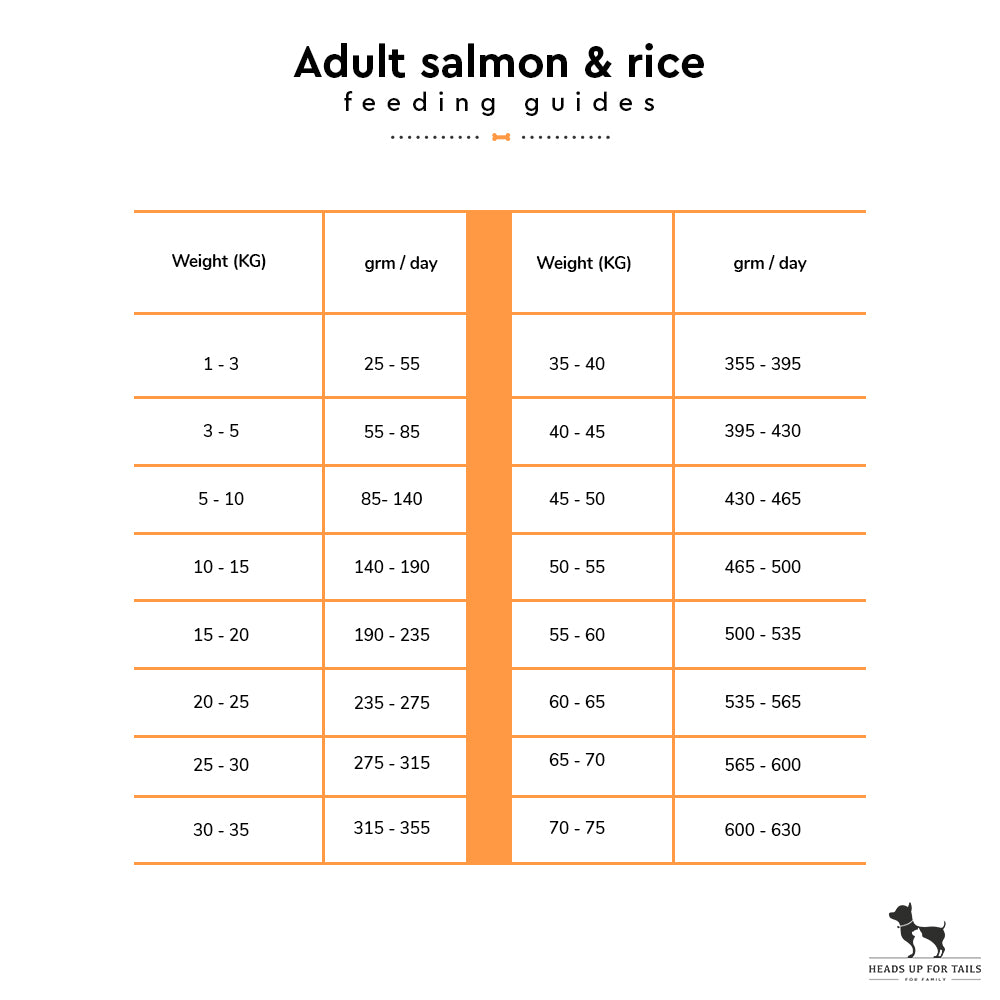 Arden Grange Adult Dry Dog Food - Fresh Salmon & Rice (All Breeds) - Heads Up For Tails