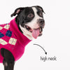 HUFT Argyle Pet Sweater - Pink/Cream - Heads Up For Tails