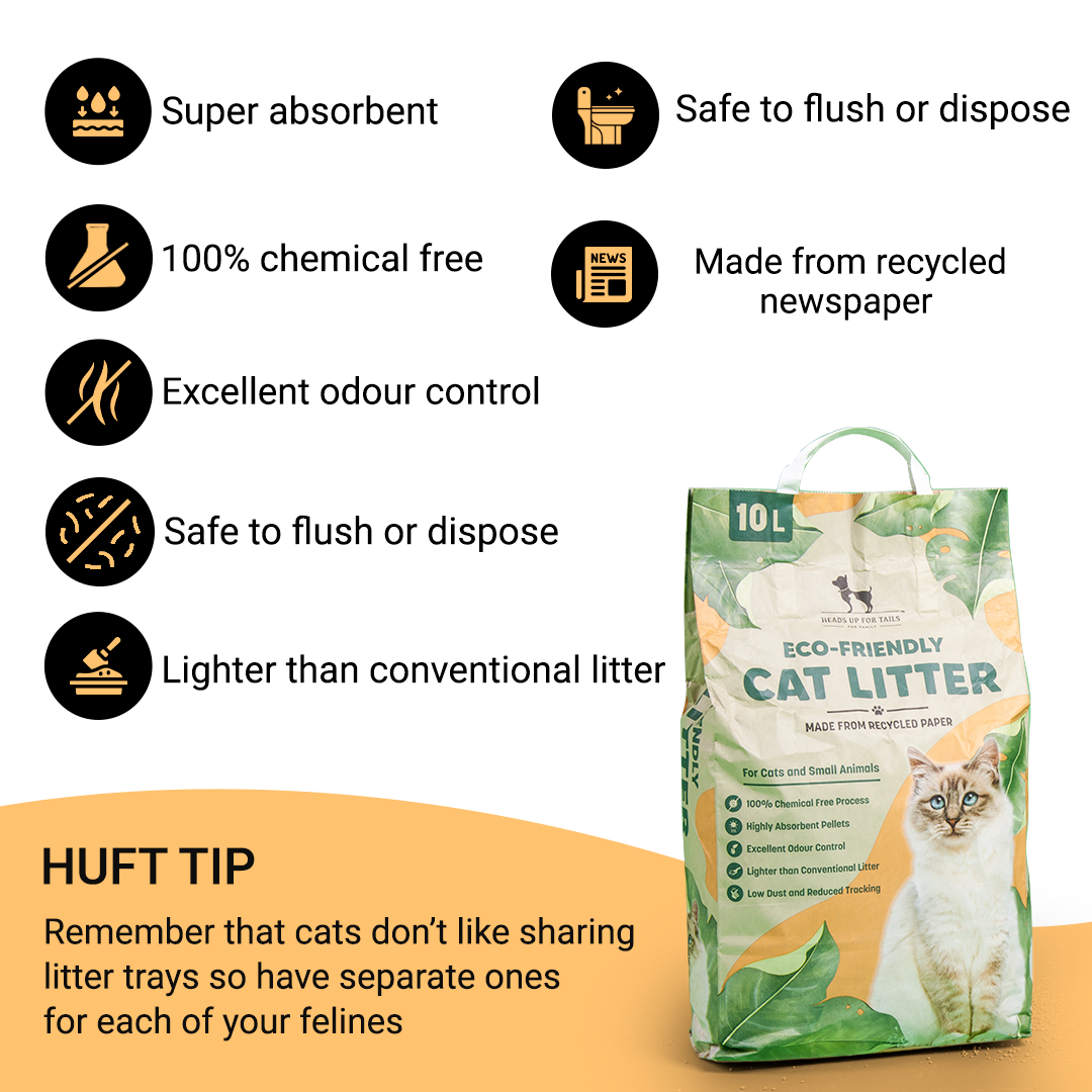 HUFT Eco-Friendly Cat Litter - 10 L-2