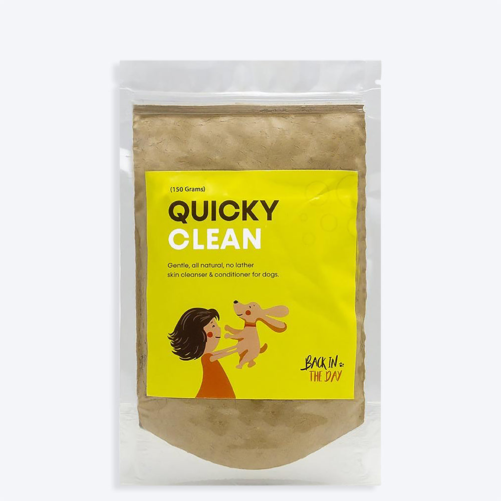 Back In the Day Quicky Clean Dog Skin Cleanser and Conditioner - 150 g - Heads Up For Tails