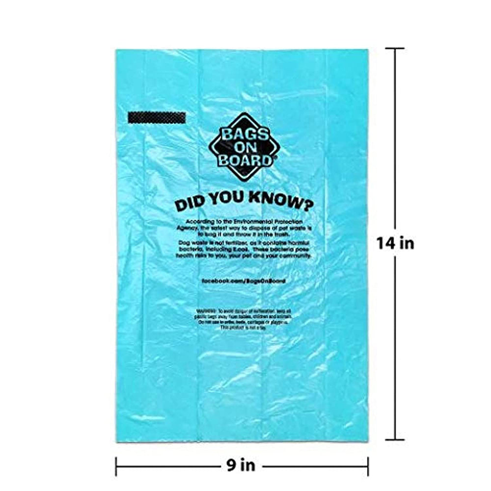 Bags On Board Ocean Scented Waste Pick - Up Bags - 140(14X10) Bags - Heads Up For Tails