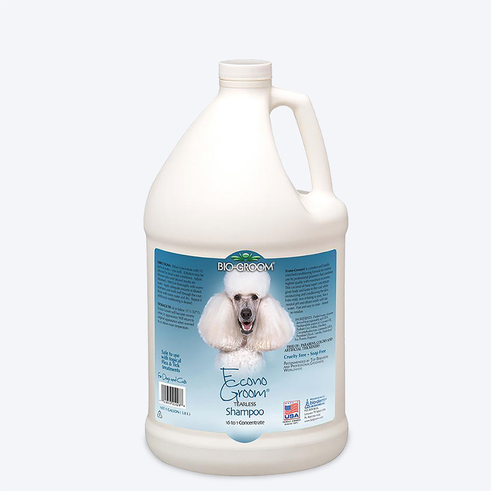 Bio-Groom Econo-Groom Tearless Dog Shampoo - Gallon (3.8 litre) - Heads Up For Tails
