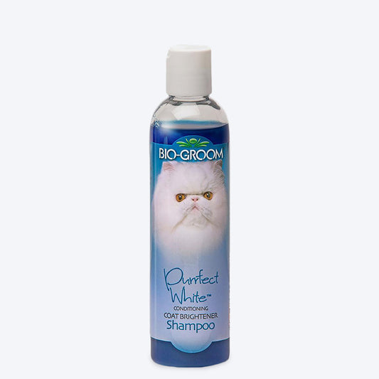 Bio-Groom Purrfect White Cat Shampoo - 235 ml - Heads Up For Tails