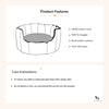 HUFT Personalised Cosy Puppy/Cat Bed - Grey3