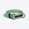 IndieGood Matching Corduroy Dog Collar & Bracelet Set For Humans - Blue - Heads Up For Tails