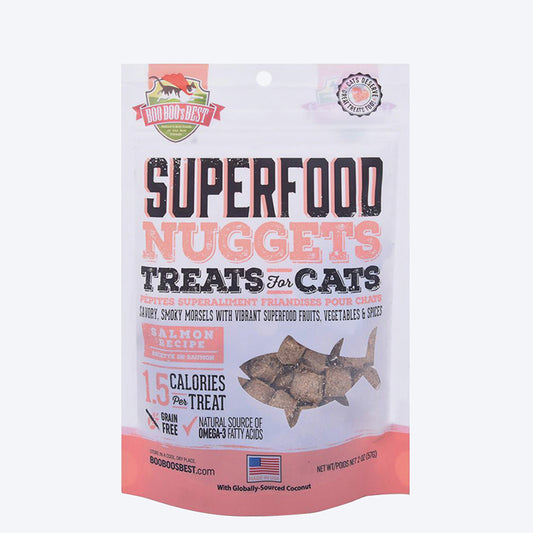 Boo Boo's Best Super Food Nuggets Cat Treats - Salmon - 57 g_01