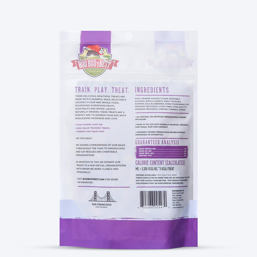 Boo Boo's Best Super Food Nuggets Dog Treats - Duck - 102 g - Heads Up For Tails