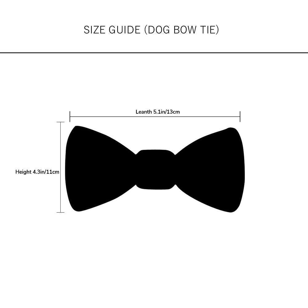 HUFT Festive Bow Tie For Dogs - Pink-2