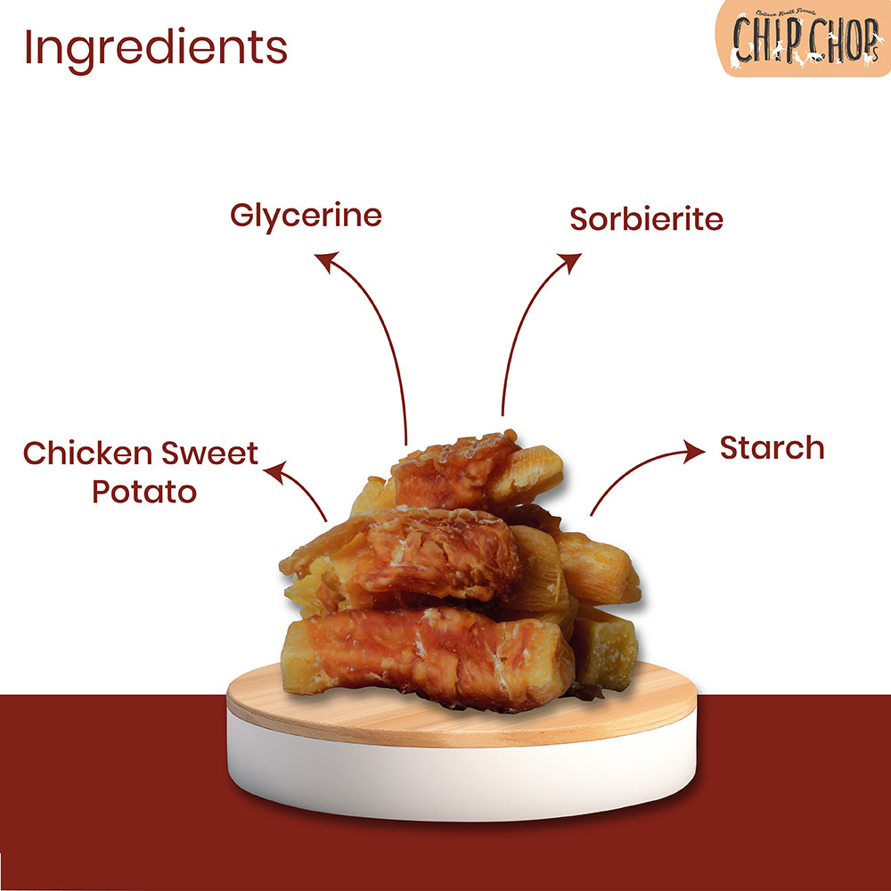 Chip Chops Dog Treats - Sweet Potato Twined with Chicken - 70 g_03