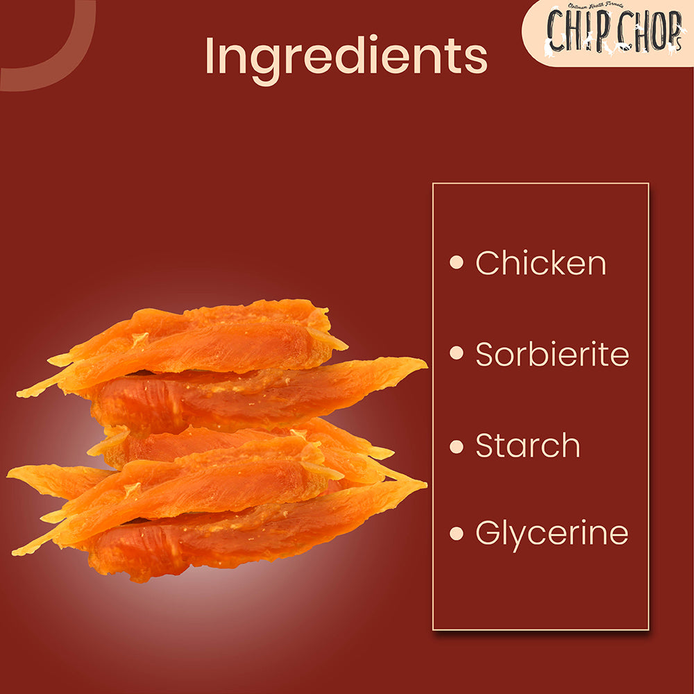 Chip Chops Dog Treats - Sun Dried Chicken Jerky - 70 g-4