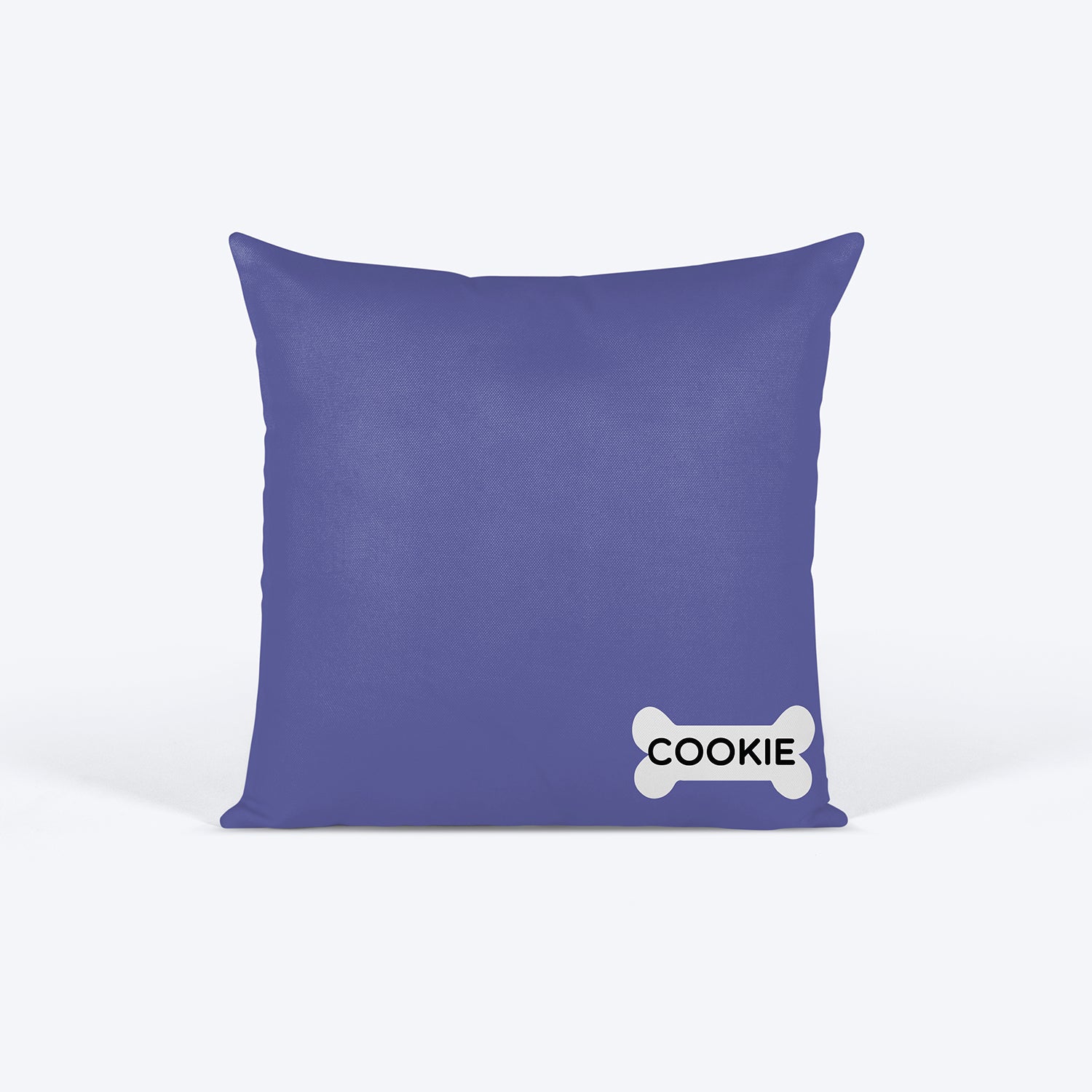HUFT Bone Design Personalised Cushion - 12 inches (30 x 30 cm) - Heads Up For Tails