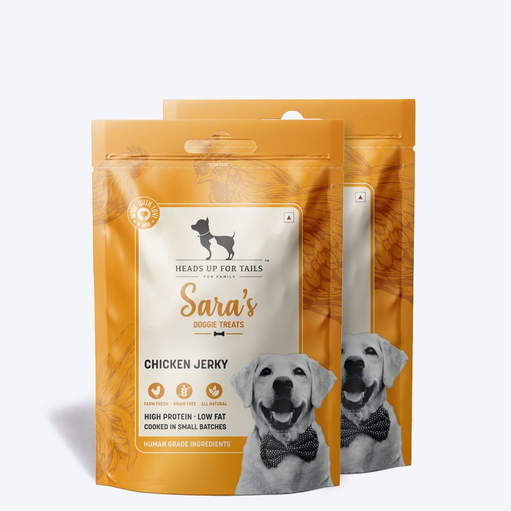 Sara's Doggie Treats Chicken Jerky - 70 g - Heads Up For Tails