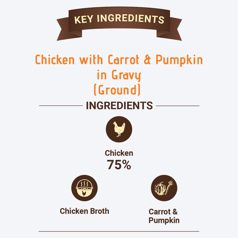 Bruno's Wild Essentials Chicken with Carrot & Pumpkin In Gravy Grain-Free Wet Food for Cat and Kitten_02