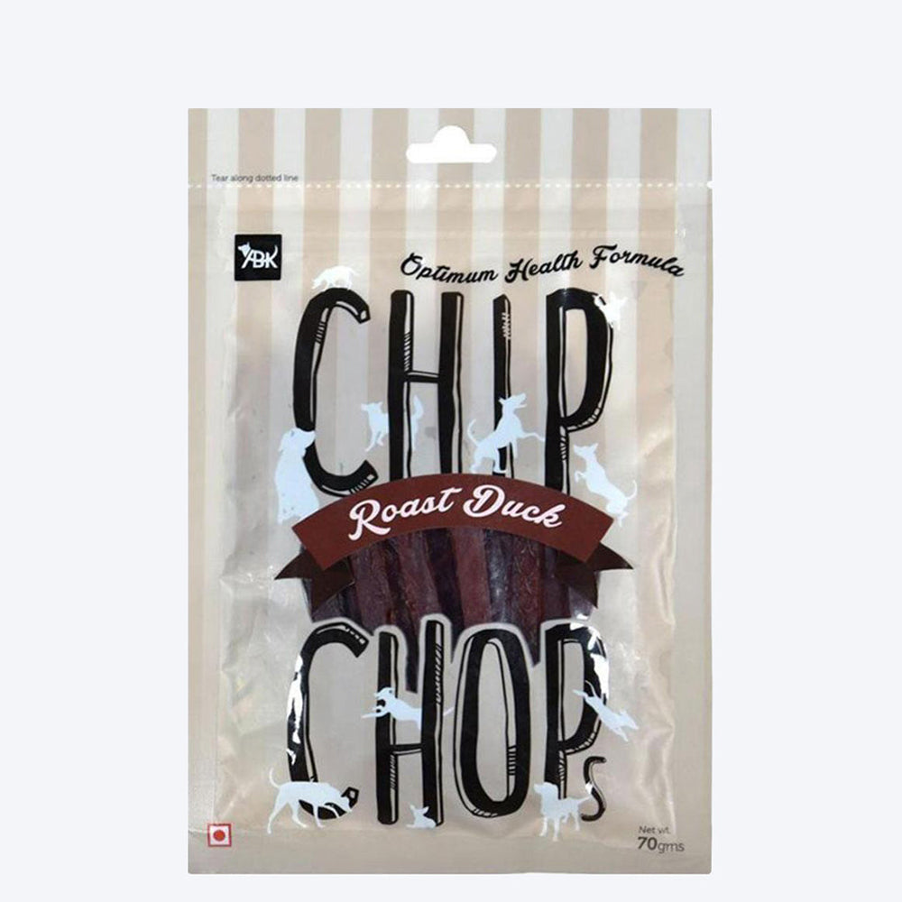 Chip Chops Dog Treats - Roast Duck - 70 g - Heads Up For Tails