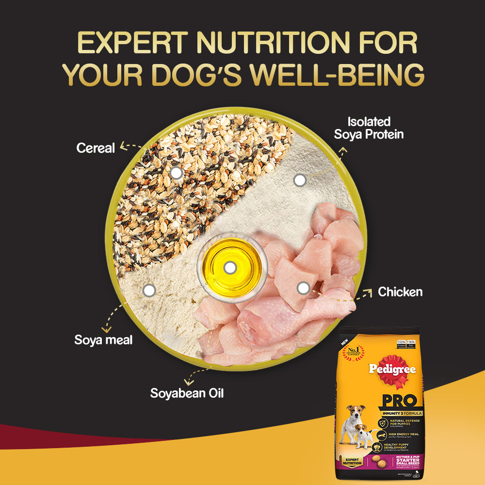 Pedigree PRO Expert Nutrition Lactating/Pregnant Mother & Puppy Starter (3-12 Weeks) Small Breed Dog Dry Food-2