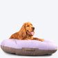 HUFT Essentials Snoozies Dog Bed - Lilac and Grey - Heads Up For Tails