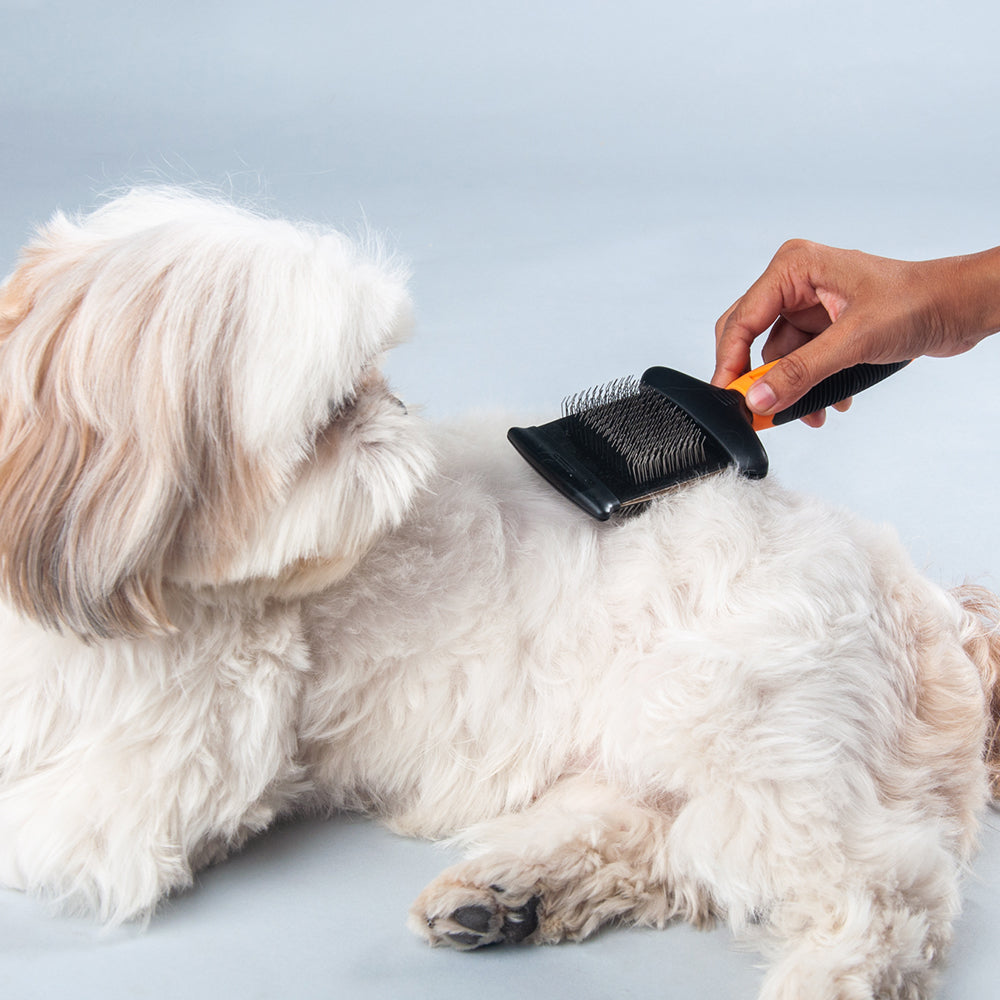 HUFT Bendable Slicker Dog Brush - Heads Up For Tails