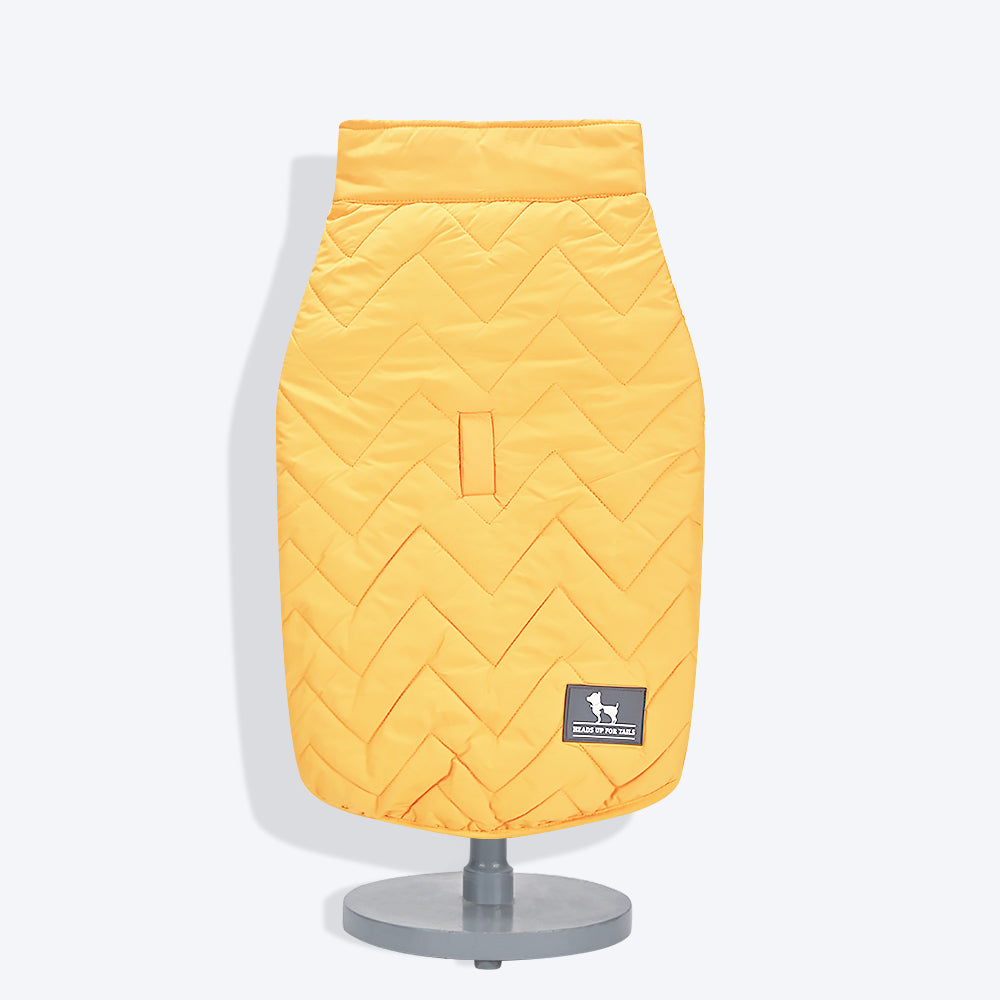 HUFT Wintersong Reversible Dog Jacket - Yellow - Heads Up For Tails