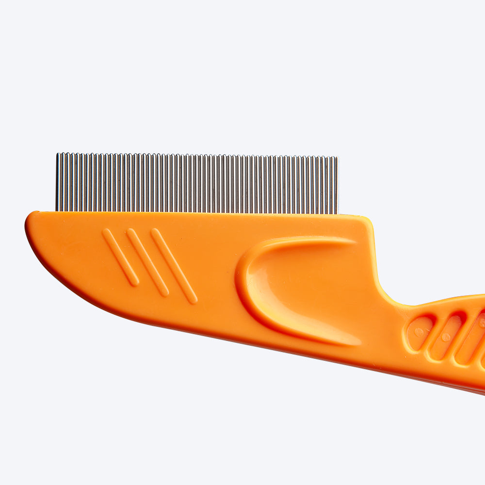 HUFT Flea Comb for Cats & Dogs - Heads Up For Tails