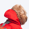 HUFT Drizzle Buddy Dog Raincoat - Red - Heads Up For Tails
