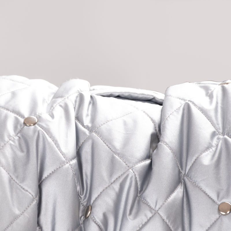 HUFT Luxe Stud Quilted Jacket For Pet -  Mat Silver-6