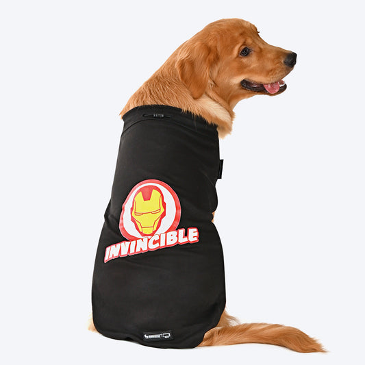 HUFT X©Marvel T-Shirt For Dogs - Black - Heads Up For Tails