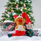 HUFT Rudolph Cuddle Dog Toy (Red and Green) - Heads Up For Tails