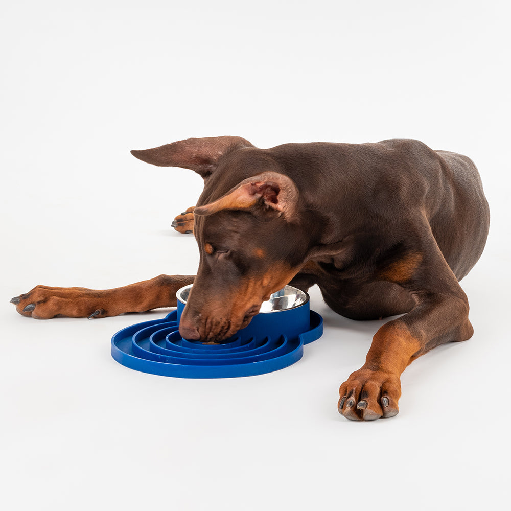 HUFT Insert Lick Slow Feeder Bowl Mat - Blue - Heads Up For Tails